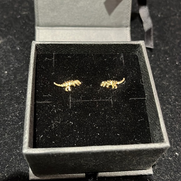 Coach Mini Demi Fine Rexy Stud Earrings - Picture 5 of 8